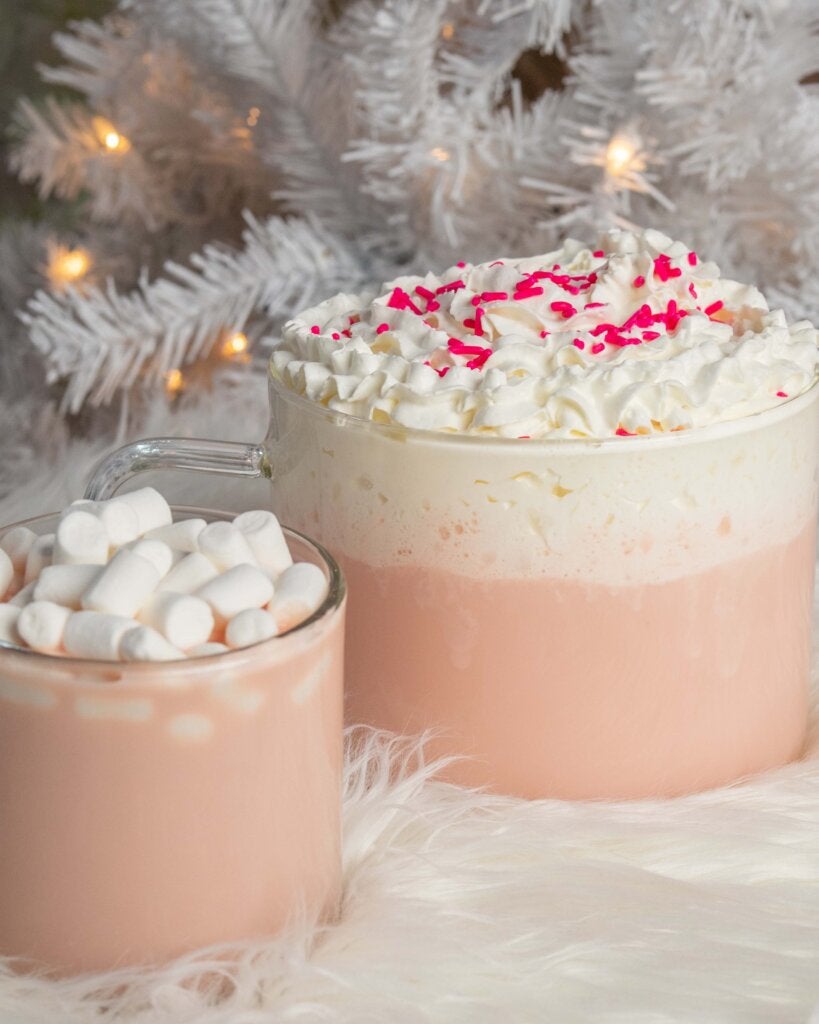 hot cocoa at magic hour