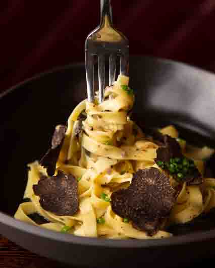 black truffle fettuccine
