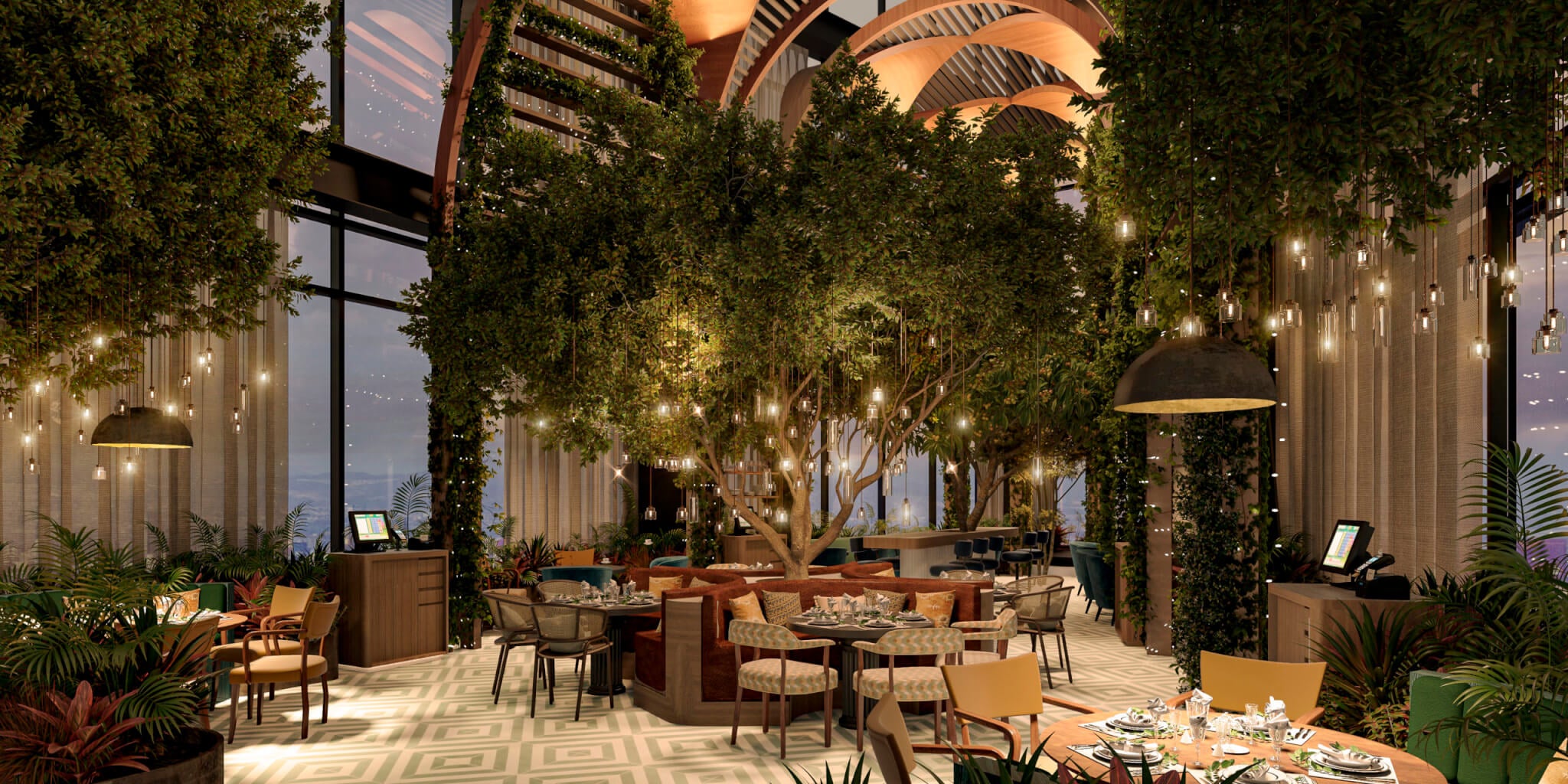 Ling Ling Mexico City Main Terrace