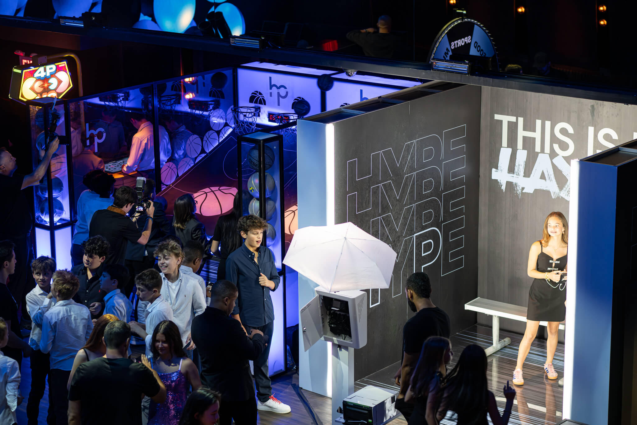 Photo booth at Marquee