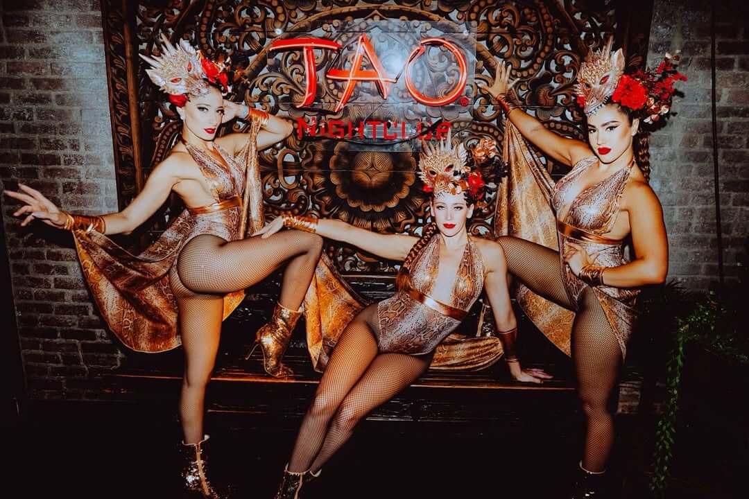 dancers at TAO Nightclub