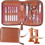 Manicure Set 11 in 1 Stainless Steel Nail Clippers for Men，Manicure Kit for Women，Nail Grooming Kit，Nail Clipper Set，Personal Care Tools