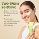 TONYMOLY Green Tea Sunscreen SPF 50+ - Lightweight, Hydrating, No White Cast - Image 3