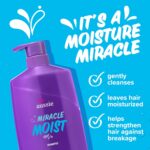 Aussie Miracle Moist Shampoo: Hydrating Cleansing with Avocado & Jojoba. - Image 2