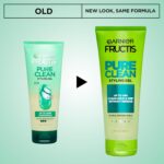 Garnier Fructis Pure Clean Hair Gel: Strong Hold, Non-Sticky. - Image 2