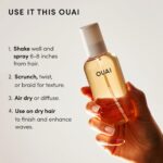 OUAI Travel Size Wave Spray: Texture, Volume & Shine enhancer. - Image 7