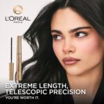 L’Oréal Paris Telescopic Mascara: Lengthening, Separating, Washable, Black Brown - Image 2