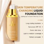 Foundation 4-in-1: Color Changing, SPF 50, Hydrating, Waterproof Concealer. - Image 2