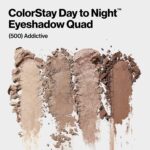 Revlon ColorStay Day to Night Eyeshadow Quad: Longwear, Soft, Smudge-Proof. - Image 2