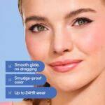 Almay Smudge-Proof Waterproof Eyeliner Pencil with Sharpener, Black - Image 2