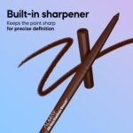 Almay Smudge-Proof Waterproof Eyeliner Pencil with Sharpener, Black - Image 3