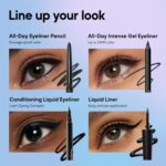 Almay Smudge-Proof Waterproof Eyeliner Pencil with Sharpener, Black - Image 6