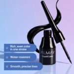 Almay Waterproof Liquid Eyeliner: Easy-Apply, Fade-Proof, 221 Black - Image 2