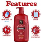 Old Spice Swagger Body Wash, Cedarwood Fresh, 2-Pack - Image 2