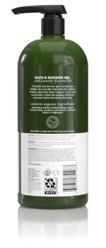 Avalon Organics Revitalizing Lavender Bath & Shower Gel, 32 Oz - Image 2