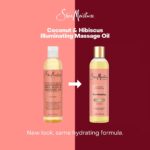 SheaMoisture 2-Pack Massage Oil: Coconut & Hibiscus Glow Essentials - Image 8