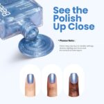 Beetles Pearl Blue Quick-Dry Nail Polish - Romantic Shine 0.51Fl Oz - Image 5