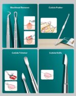 MR.GREEN 12-in-1 Stainless Steel Manicure & Pedicure Set - Image 5
