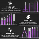 Professional 16-Piece Stainless Steel Manicure Set with Travel Bag - Image 2