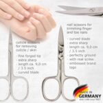8-Piece German Manicure Set in Black Leather Case - Image 2