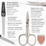 Premium 10-Piece Manicure Pedicure Set in Leather Case - Image 2
