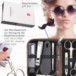 Premium 10-Piece Manicure Pedicure Set in Leather Case - Image 6