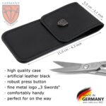 Premium Curved Stainless Steel Nail Scissors with Case - Germany - Image 3
