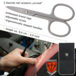 Premium Curved Stainless Steel Nail Scissors with Case - Germany - Image 4
