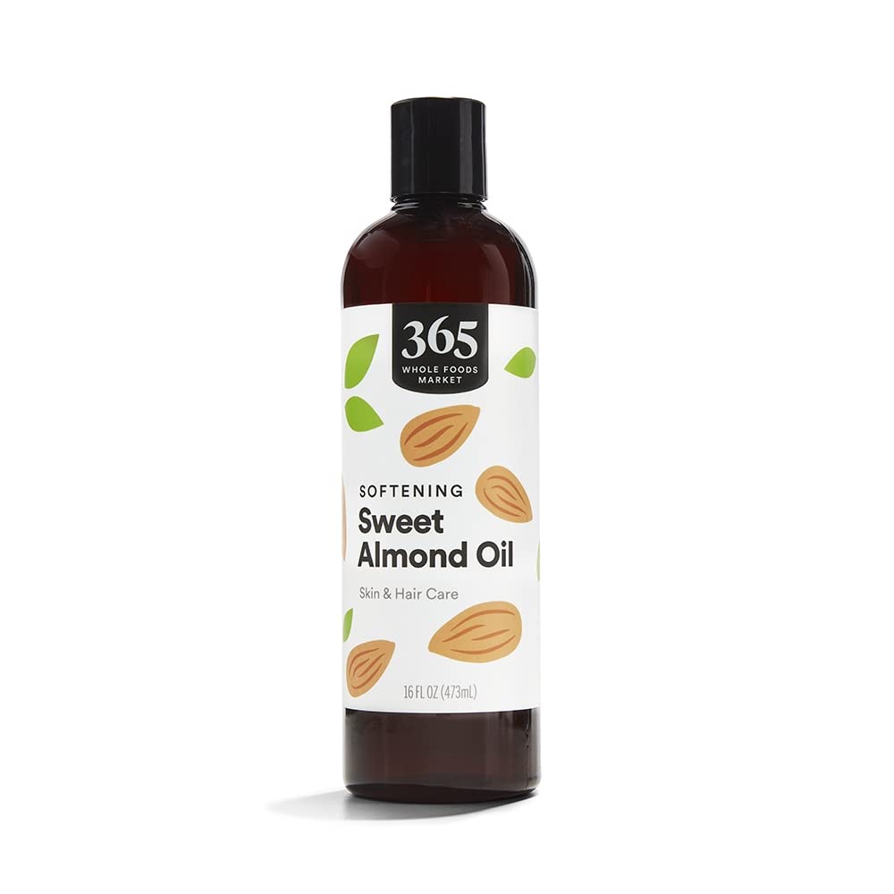 365 Softening Sweet Almond Oil for Skin & Hair, 16 365 by Whole Foods Market, Softening Sweet Almond Oil, Skin & Hair Care, 16 Fl Oz