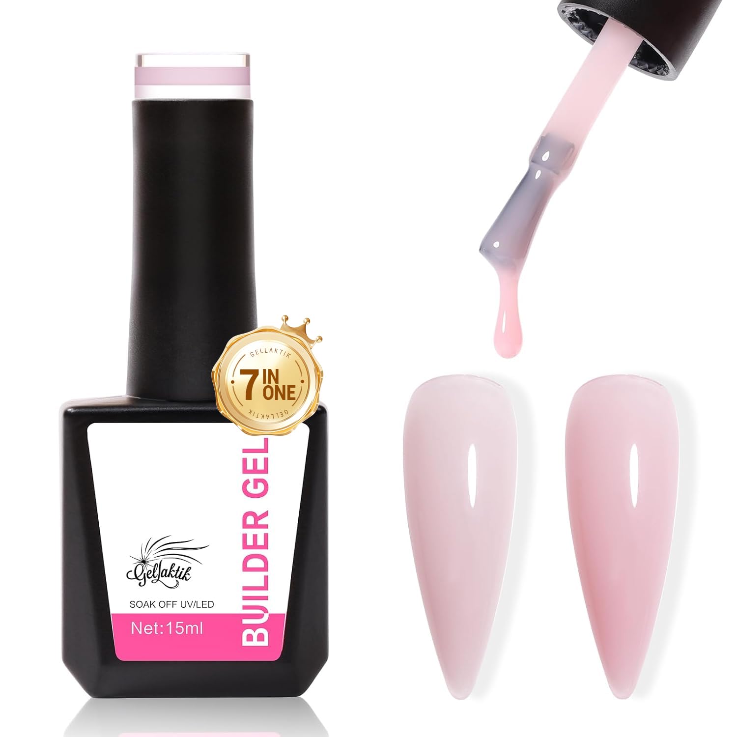 7-in-1 Builder Gel for Strong, Salon-Quality Nails (15ml) 7-in-1 Builder Gel