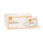 Medline Individual Nail Polish Remover Pads, Acetone Free, Perfect for Travel and Home Use, Case of 1000