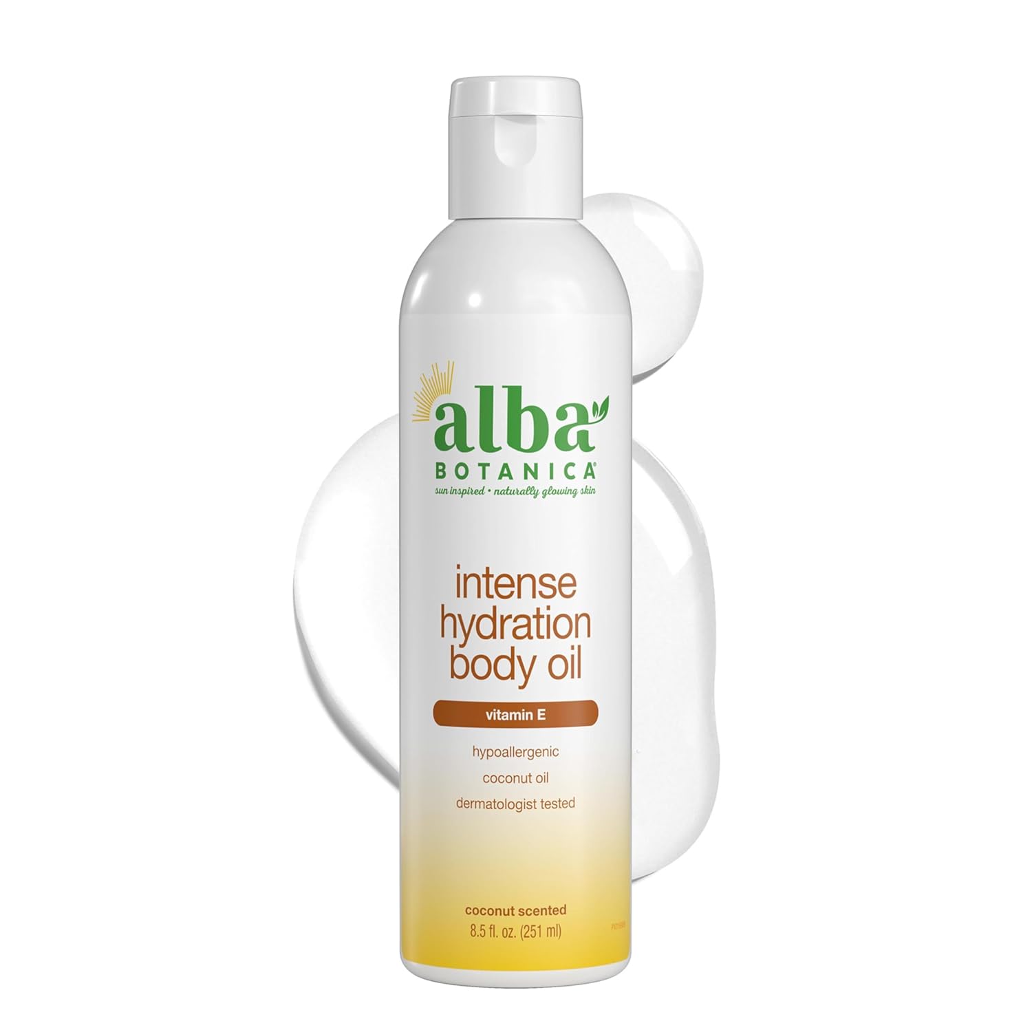 Alba Botanica Intense Hydration Body Oil with Kukui Nut, 8.5 Alba Botanica Intense Hydration Body Oil, with Kukui Nut and Viamin E, 8.5 Oz (Packaging May Vary)
