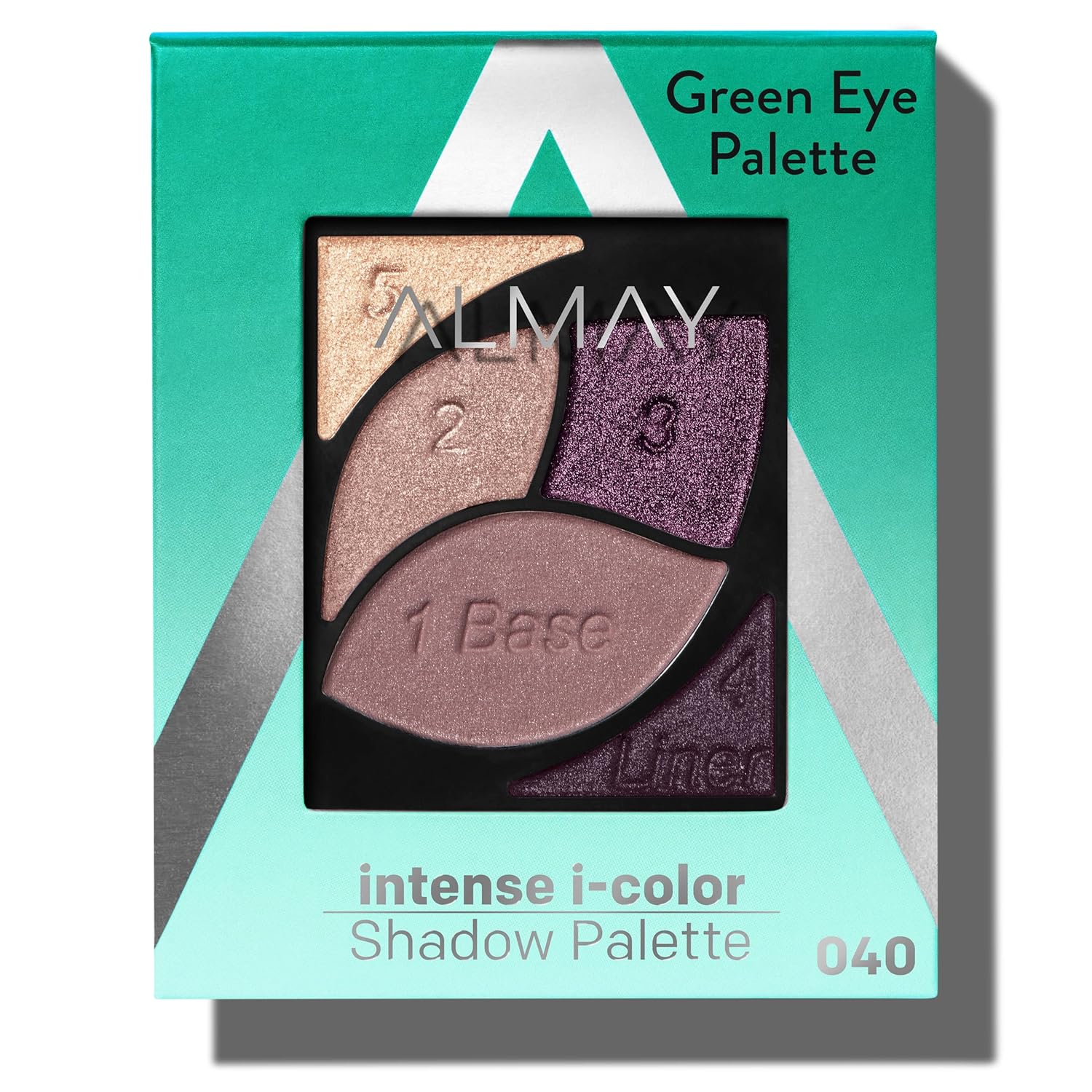 Almay 040 Green Eyeshadow Palette: Long-lasting, Hypoallergenic Formula. Almay Eyeshadow Palette, Longlasting Eye Makeup, Primer Enriched with Antioxidant Vitamin E, Hypoallergenic, 040 Green Eyes, 0.1 Oz