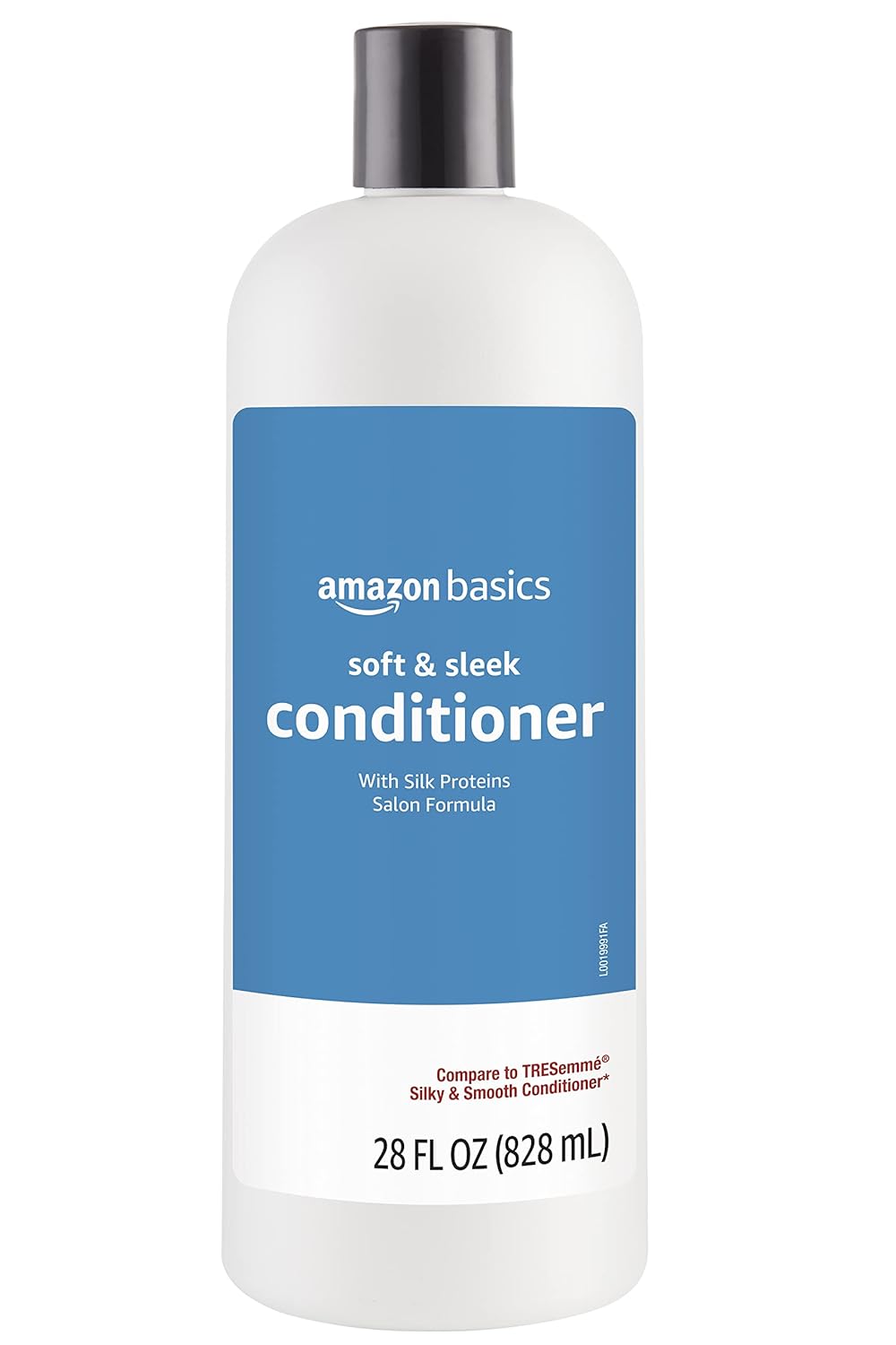 Amazon Basics Anti-Frizz Conditioner with Argan Oil & Silk, 28 Amazon Basics Soft & Sleek Anti-Frizz Conditioner for Dry or Damaged Hair with Argan Oil & Silk Proteins, 28 Fluid Ounce