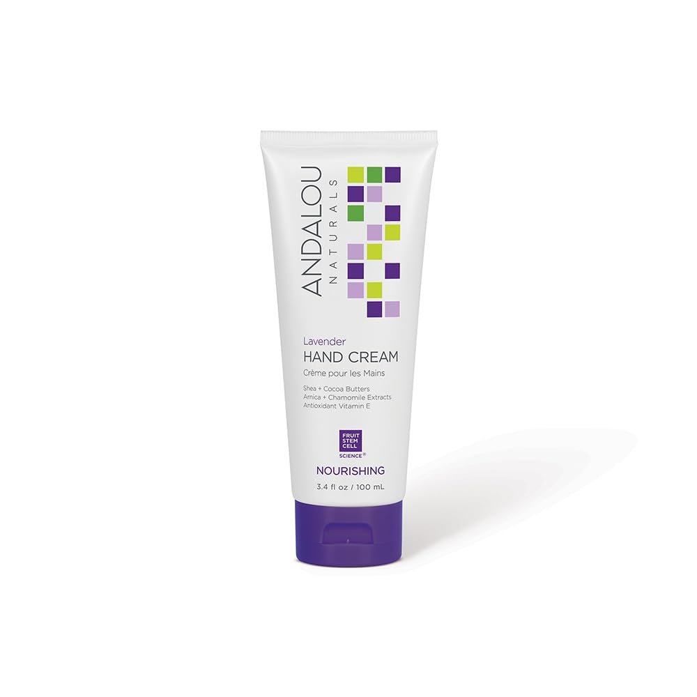 Andalou Naturals 3.4 oz Lavender Hand Cream Andalou Naturals Lavender Hand Cream, 3.4 Ounce