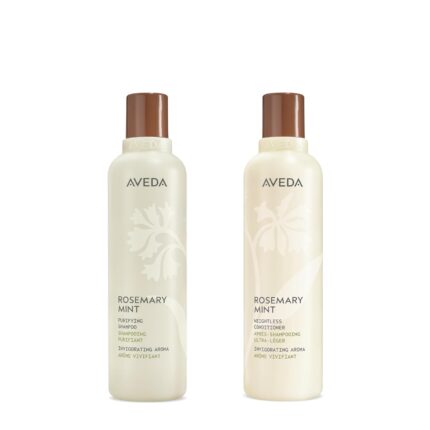 Aveda Rosemary Mint Purifying Shampoo | Clarifying Shampoo | Gently Removes Buildup, Adds Shine | For Normal to Oily Hair, Fine to Medium Hair Types | Invigorating Aroma| 97% Naturally Derived