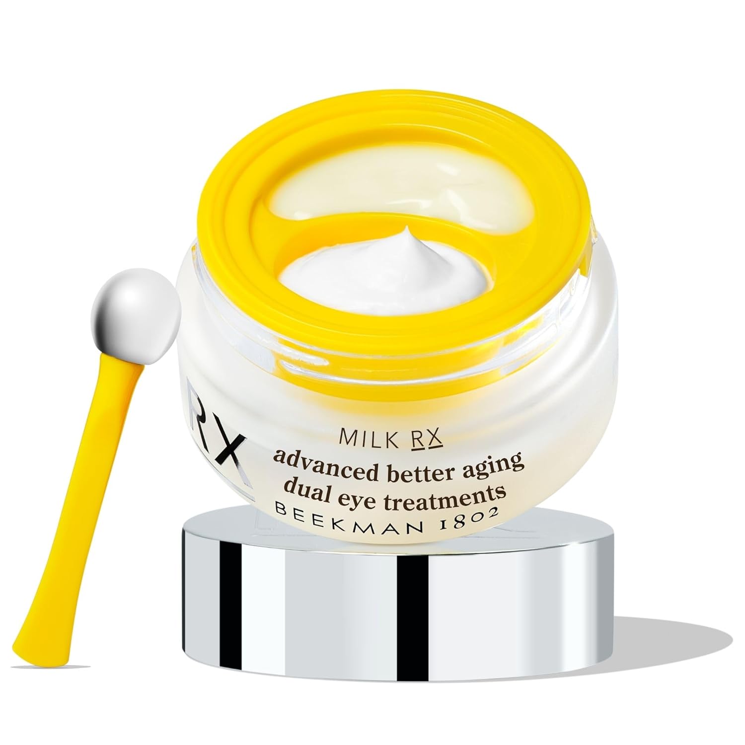 Beekman 1802 Dual Eye Treatments for Advanced Anti-Aging Beekman 1802 Milk RX Advanced Better Aging Dual Eye Treatments – Under Eye Wrinkle Cream & Eyelid Lift Serum with Peptides & Goat Milk Exosomes, Retinol Alternative