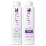 Biolage Ultra Hydra Source Shampoo & Conditioner Set - Renews Hair's Moisture and Deeply Conditions With Frizz Control and Added Shine, For Very Dry Hair, Silicone-Free & Vegan