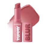 COVERGIRL Clean Fresh Yummy Blur Lipstick, Blurring Effect, Matte Lip Color, Fresh Pear Flavored, Vegan Formula - 140 Into the Blur (Mauvy Pink)