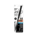 COVERGIRL Perfect Point Plus Ink Gel Eye Pencil, Pigmented, Long-Wearing, Vegan Formula, Matte Jet Black 275, 0.01oz