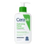 CeraVe Hydrating Facial Cleanser, Moisturizing Face Wash For Dry Skin, Hyaluronic Acid + Ceramides + Glycerin, Hydrating Cleanser For Normal To Dry Skin, National Eczema Association Certified, 8oz