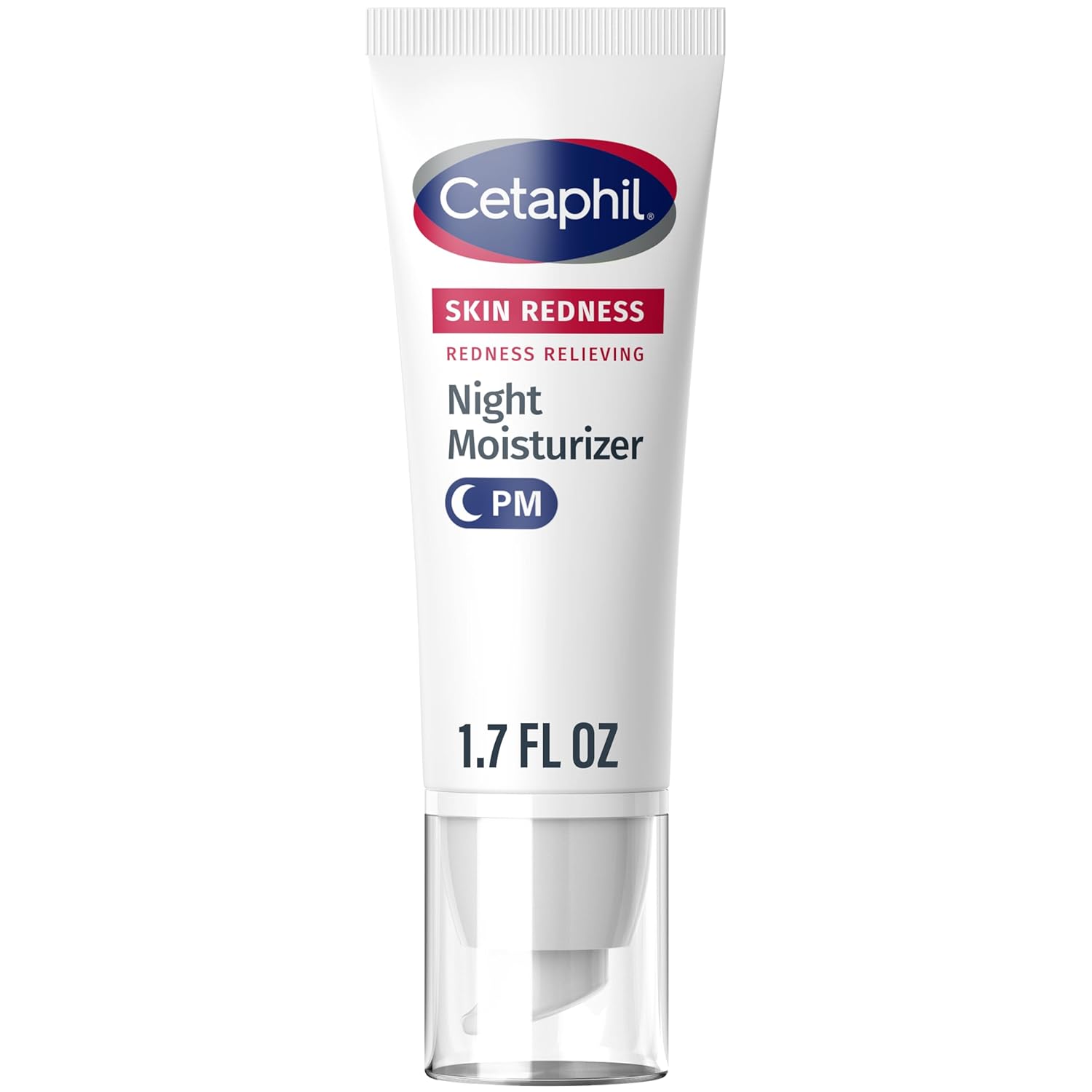 Cetaphil Night Cream: Moisturizer for Redness-Prone, Dry Skin Cetaphil Night Cream, Redness Relieving Night Moisturizer for Face, 1.7 fl oz, For Dry, Redness-Prone Skin, Hypoallergenic, Fragrance Free