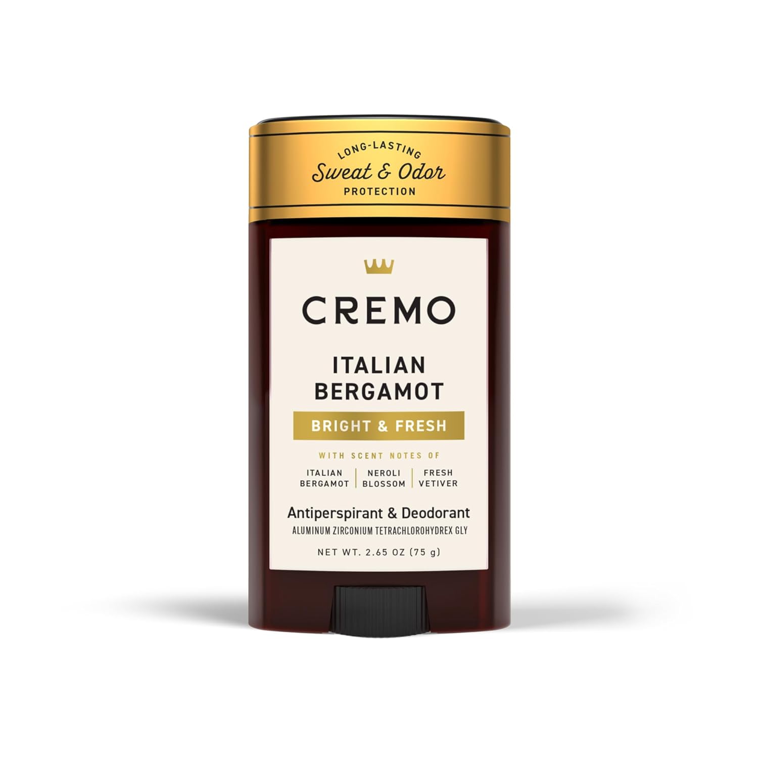 Cremo Men’s Deodorant: 48-Hour Sweat and Odor Defense Cremo Deodorant for Men, 48-hour Sweat and Odor Protection