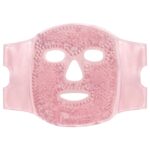 SKIN GYM CryoChill Ice Beaded Face Mask – Reusable Cooling Cryo Face Mask for Puffiness & Headache Relief, Gel Bead Ice Mask for Face, Depuffing Cold Face Mask for Skincare