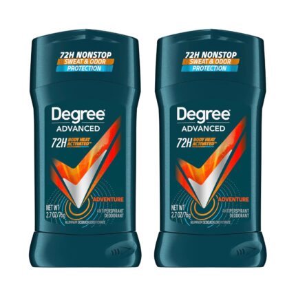 Degree Men Advanced Protection Antiperspirant Deodorant, Adventure, 2.7 oz, 2-Pack