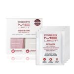 Dermelect Clean & Care Nail Renewal Kit – Nailcare Treatment Set with Ridge Filler, Nail Brightener & Polish Remover Wipes – Strengthens, Brightens & Restores Damaged, Discolored, Weak Nails