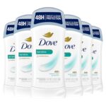 Dove Invisible Solid Antiperspirant Deodorant Stick for Women, 6 Count, Sensitive, for All Day Underarm Sweat & Odor Protection 2.6 oz