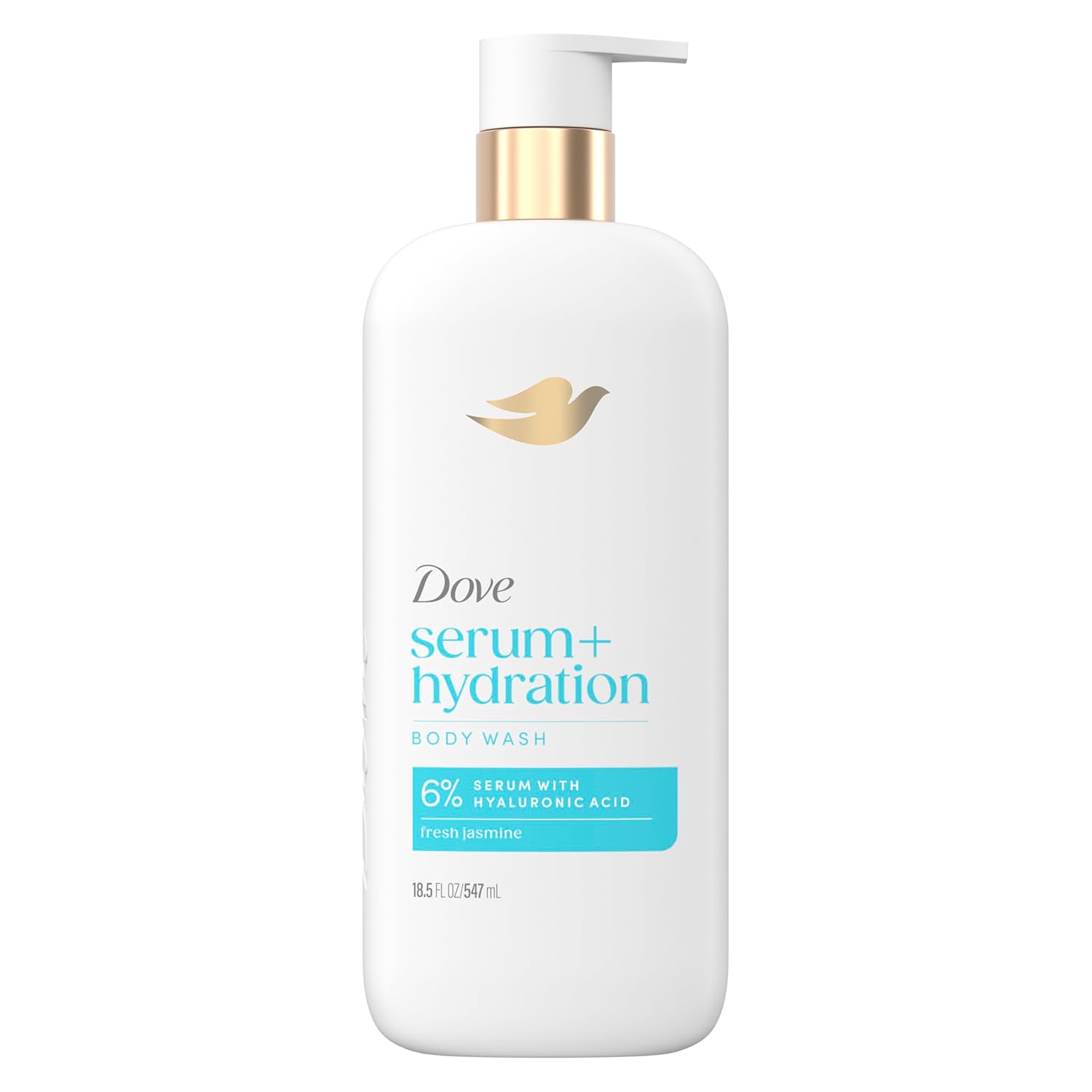 Dove Hydration Boost Body Wash with Hyaluronic Serum 18.5 oz Dove Body Wash Hydration Boost Actively drenches dry skin 6% hydration serum with hyaluronic 18.5 oz
