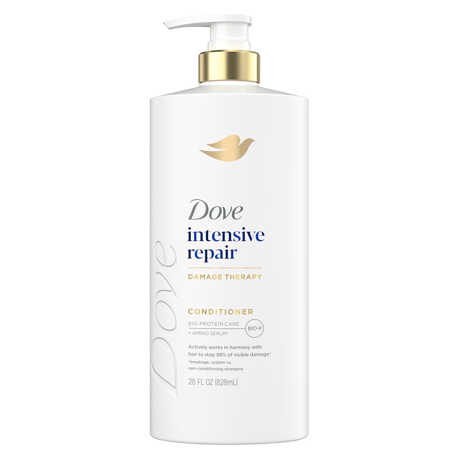 Dove Intensive Repair Conditioner with Bio-Protein Technology, 28 Fl Oz Dove Conditioner Intensive Repair for Damaged Hair with Bio-Protein Care Technology and Amino Serum 28 Fl Oz