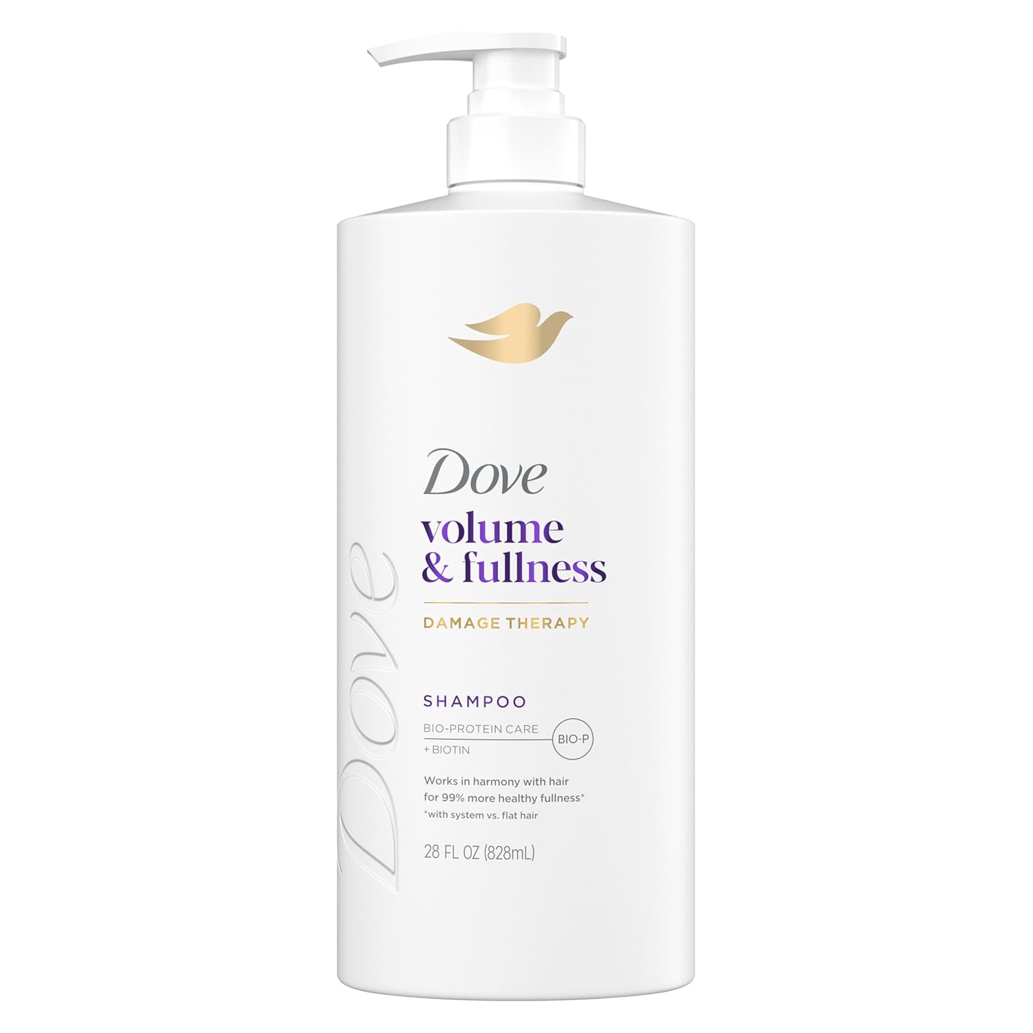 Dove Volume Shampoo for Fine Hair with Biotin and Bio-Protein Dove Shampoo Volume & Fullness for Fine, Thin Hair with Bio-Protein Care Technology and Biotin 28 Fl Oz